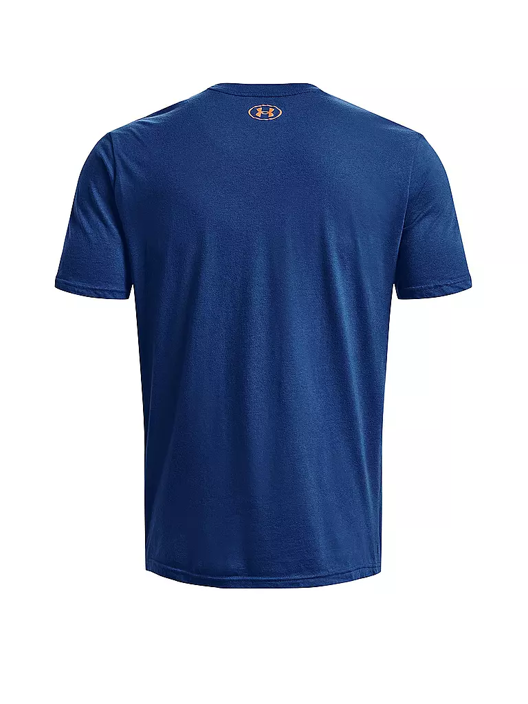 UNDER ARMOUR Herren T Shirt The Rock Brahma Bull blau